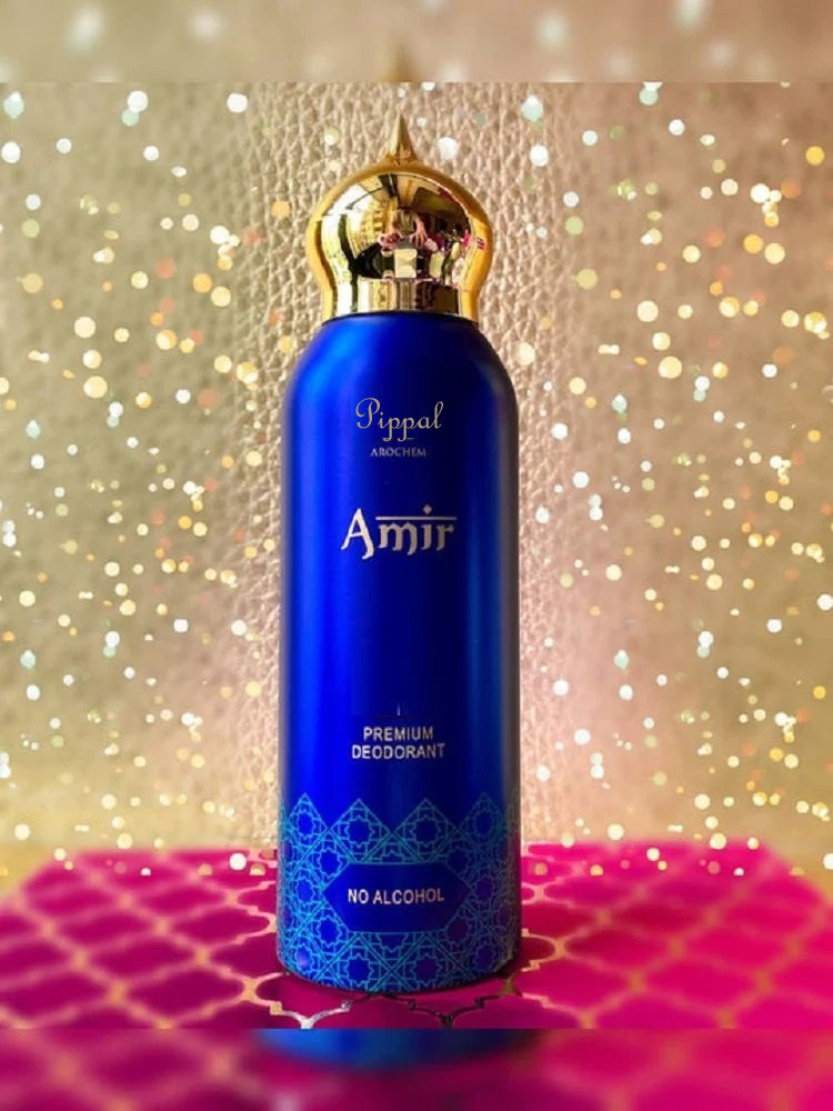 AMIR PREMIUM DEODORANT No Alcohol 200 Ml (Pack of 2)