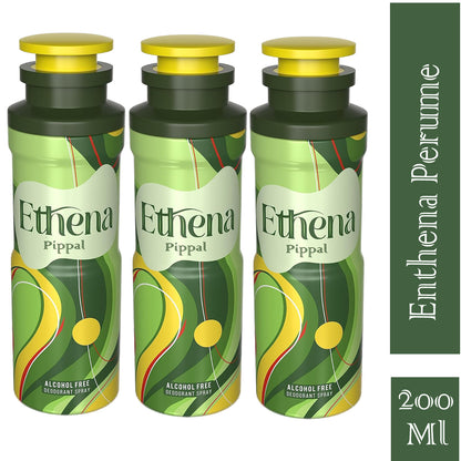 Ethena Alcohool Free DeoDorant Spray 200ml (Pack of 3)