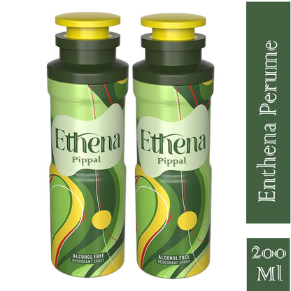 Ethena Alcohool Free DeoDorant Spray 200ml (Pack of 2)