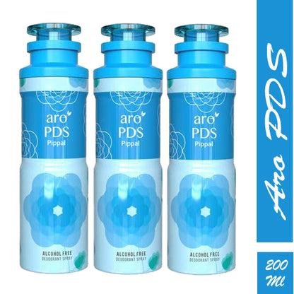Aro PDS Alcohol Free DeoDorant Spray 200ml (Pack of 3)