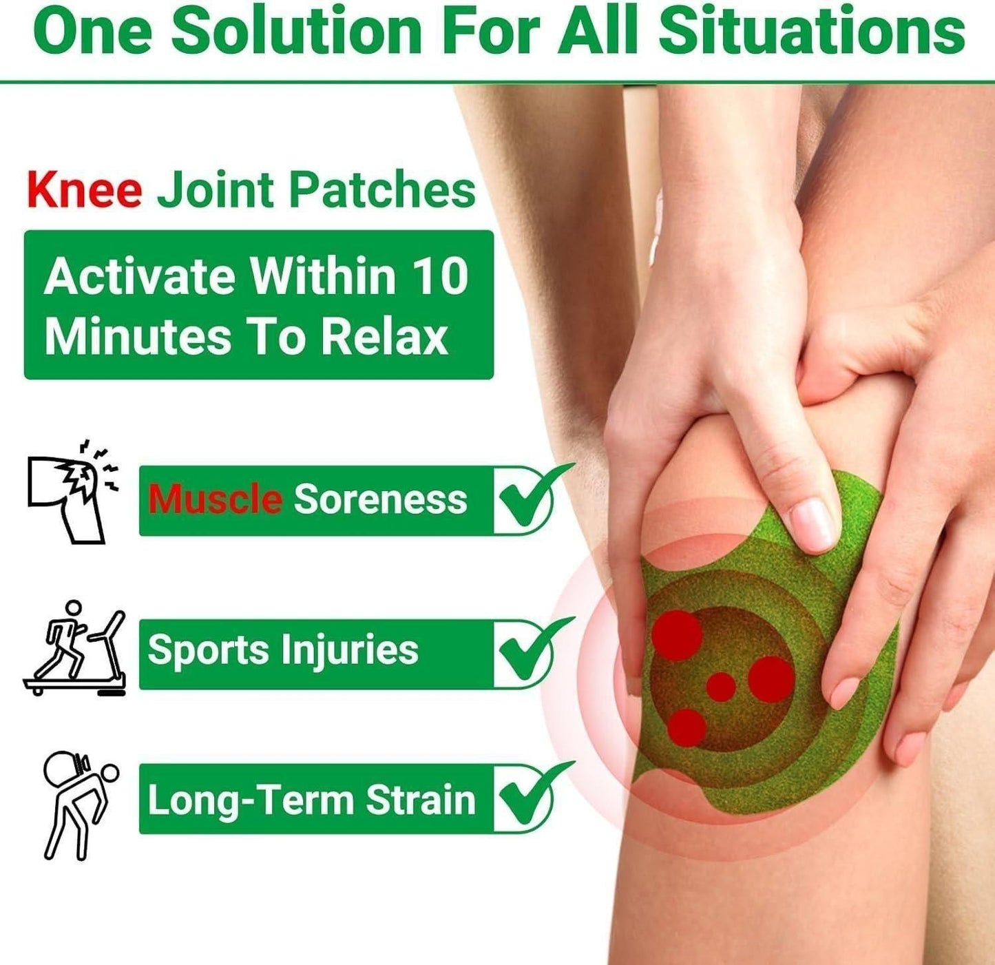 Herbal Pain Relief Knee Patch (Pack Of 20)