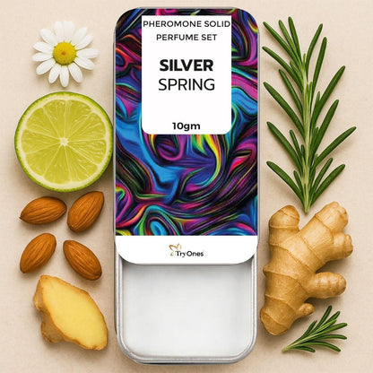 Pheromone Solid Perfume Set Silver Spring 10 gm Pack of 1